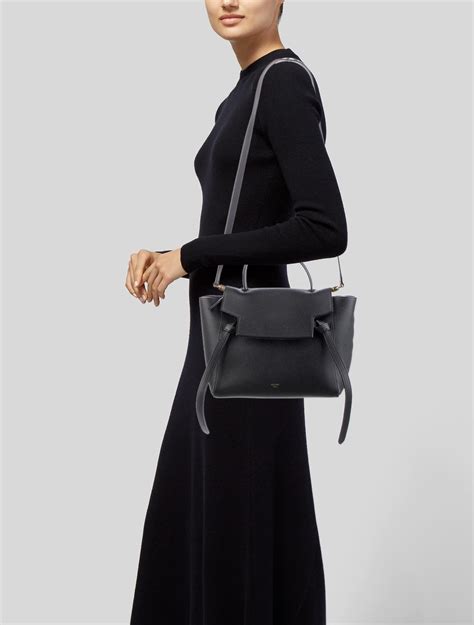 celine micro belt bag black price|Celine belt bag micro size.